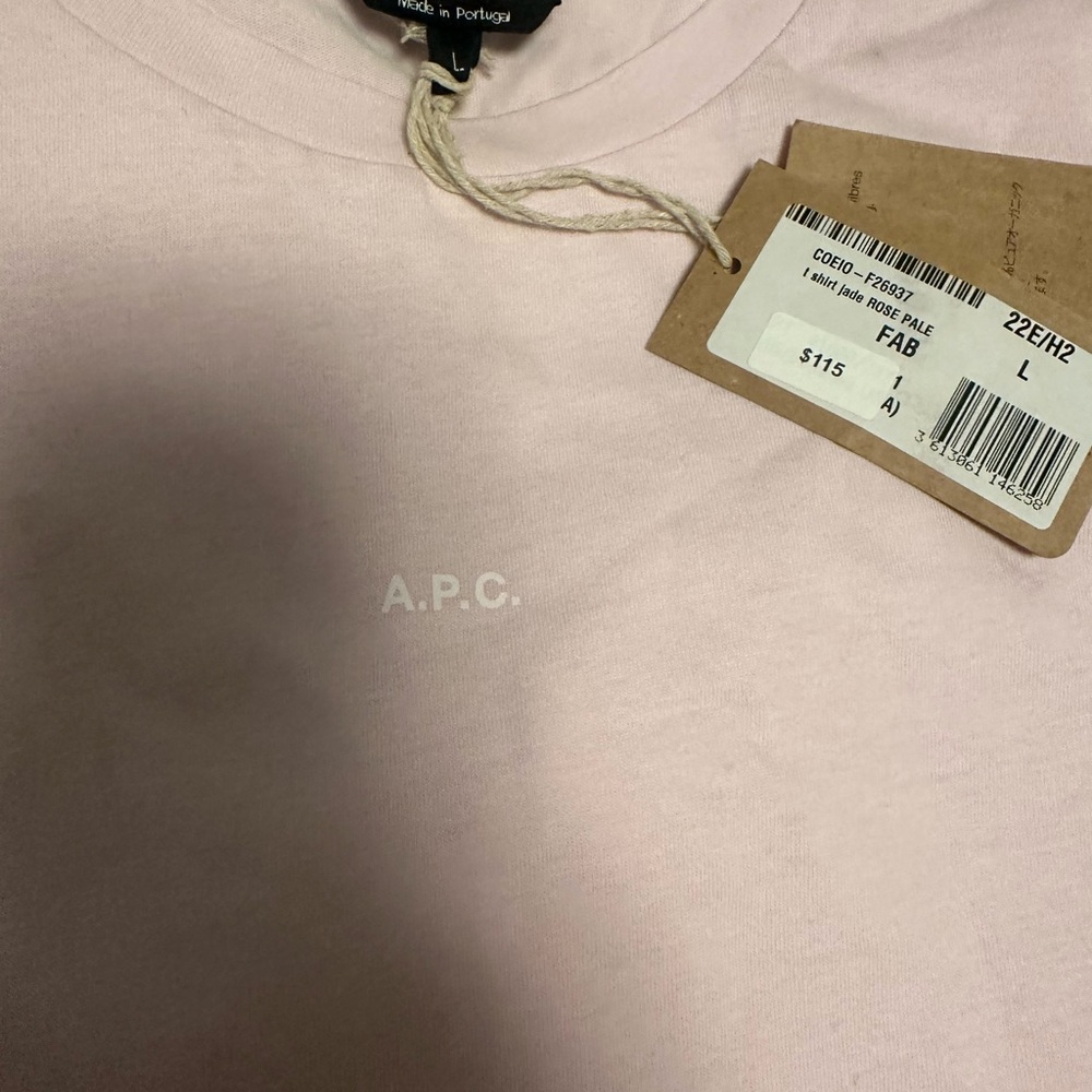 A.P.C. Light Pink Tee